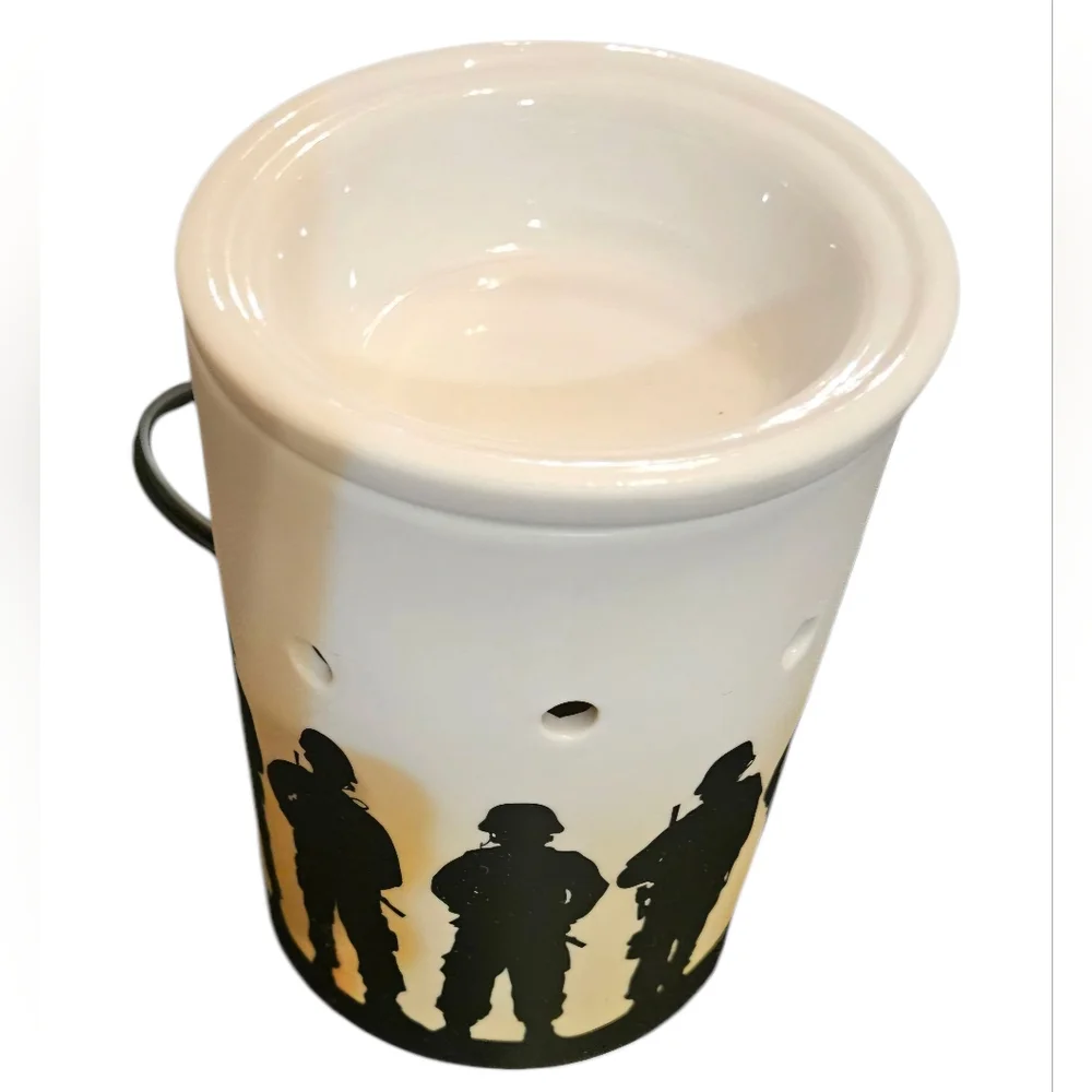 Scentsy Service & Sacrifice Wax Warmer designed as a tribute to the military